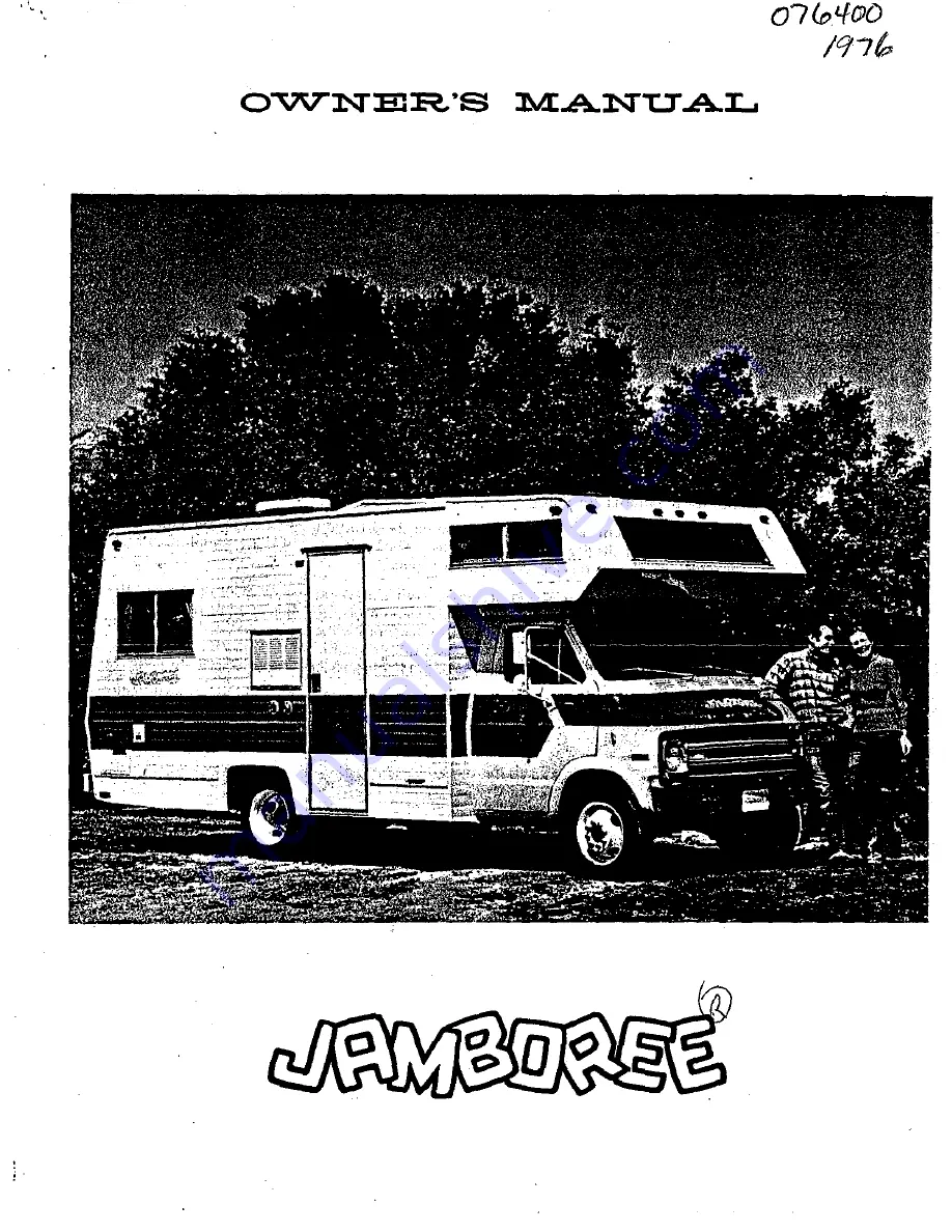 Jamboree Motorhomes Скачать руководство пользователя страница 1