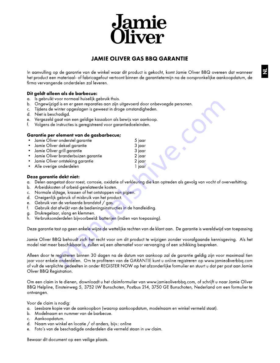 Jamie Oliver Explorer 5500 Assembly, Use & Care Manual Download Page 24