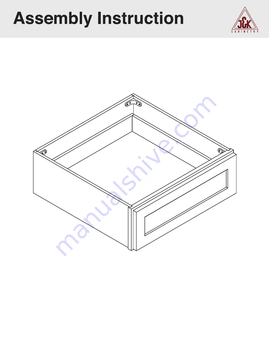 J&K FD24 Assembly Instructions Manual Download Page 1