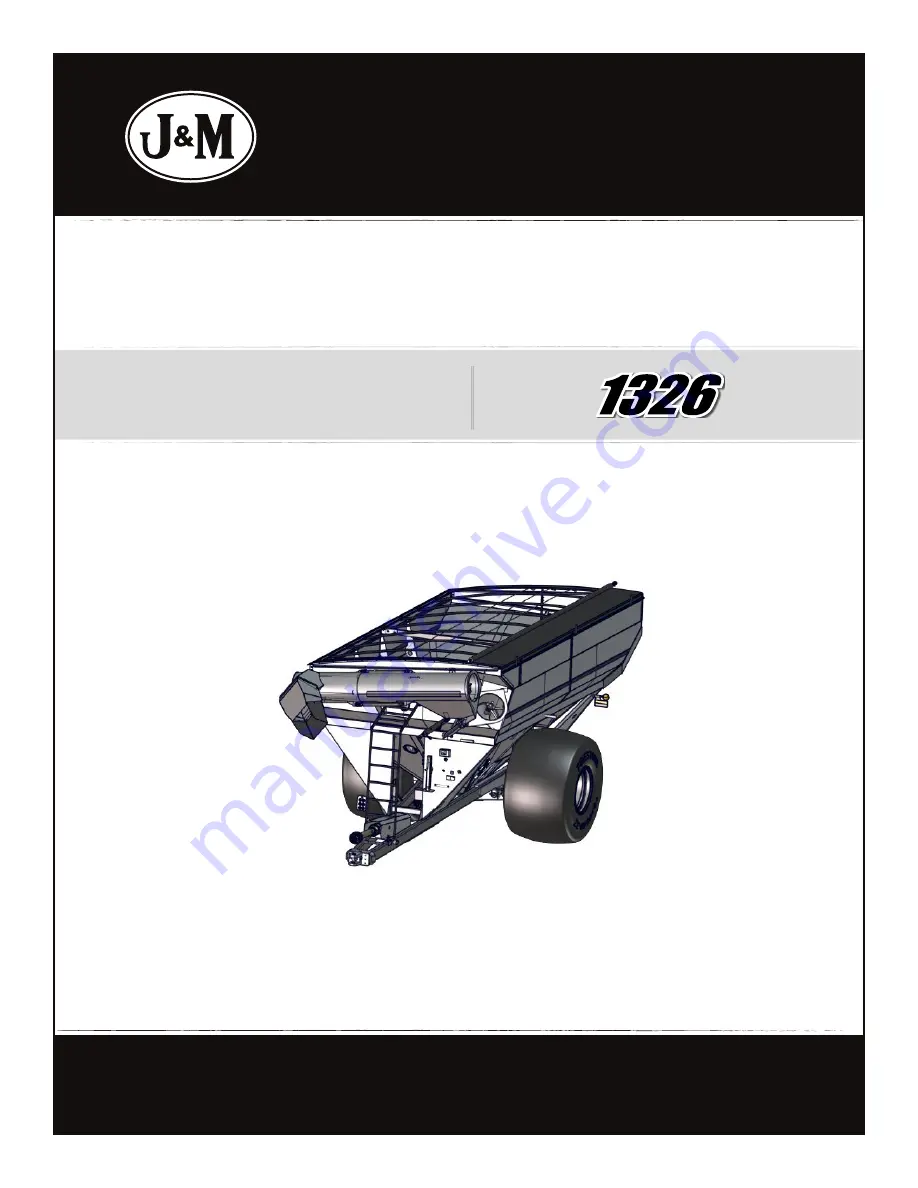 J&M 1326 Operator'S Manual Download Page 1