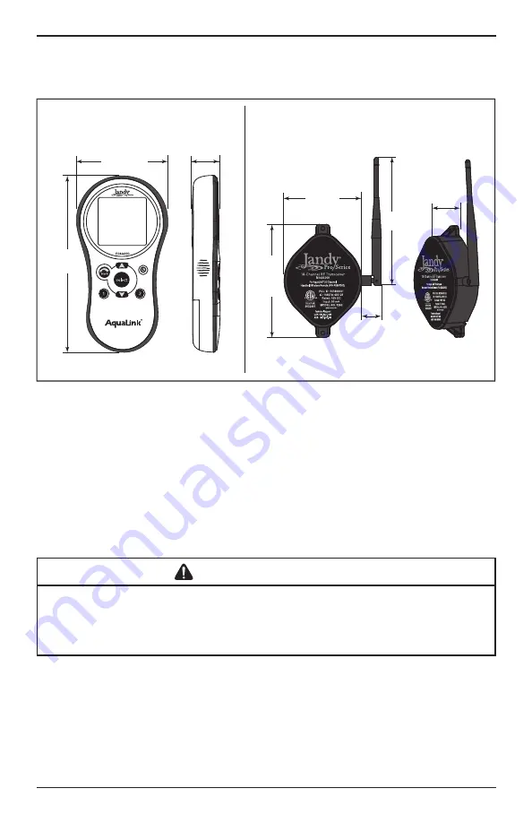 Jandy AquaLink AQWHR18 Installation And Operation Manual Download Page 24