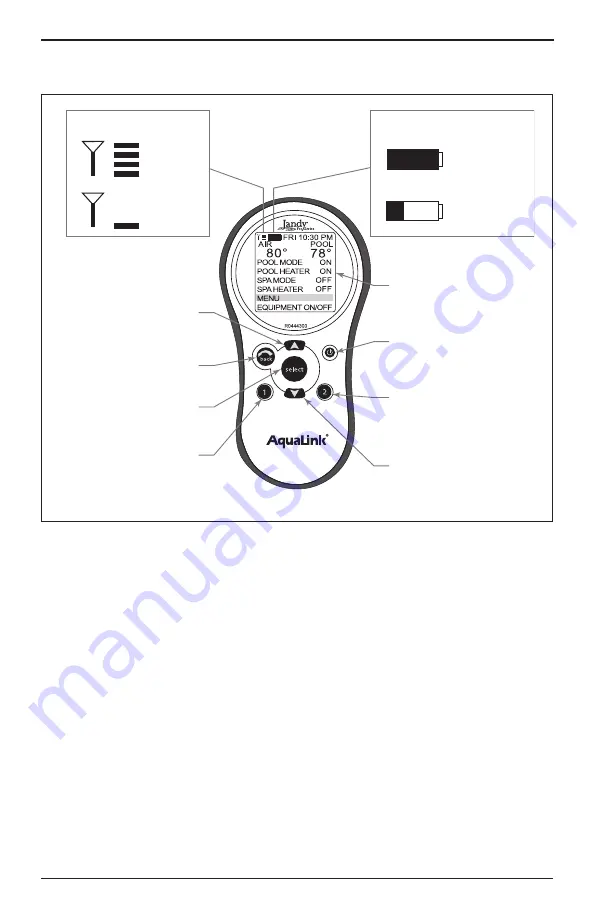 Jandy AquaLink AQWHR18 Installation And Operation Manual Download Page 45