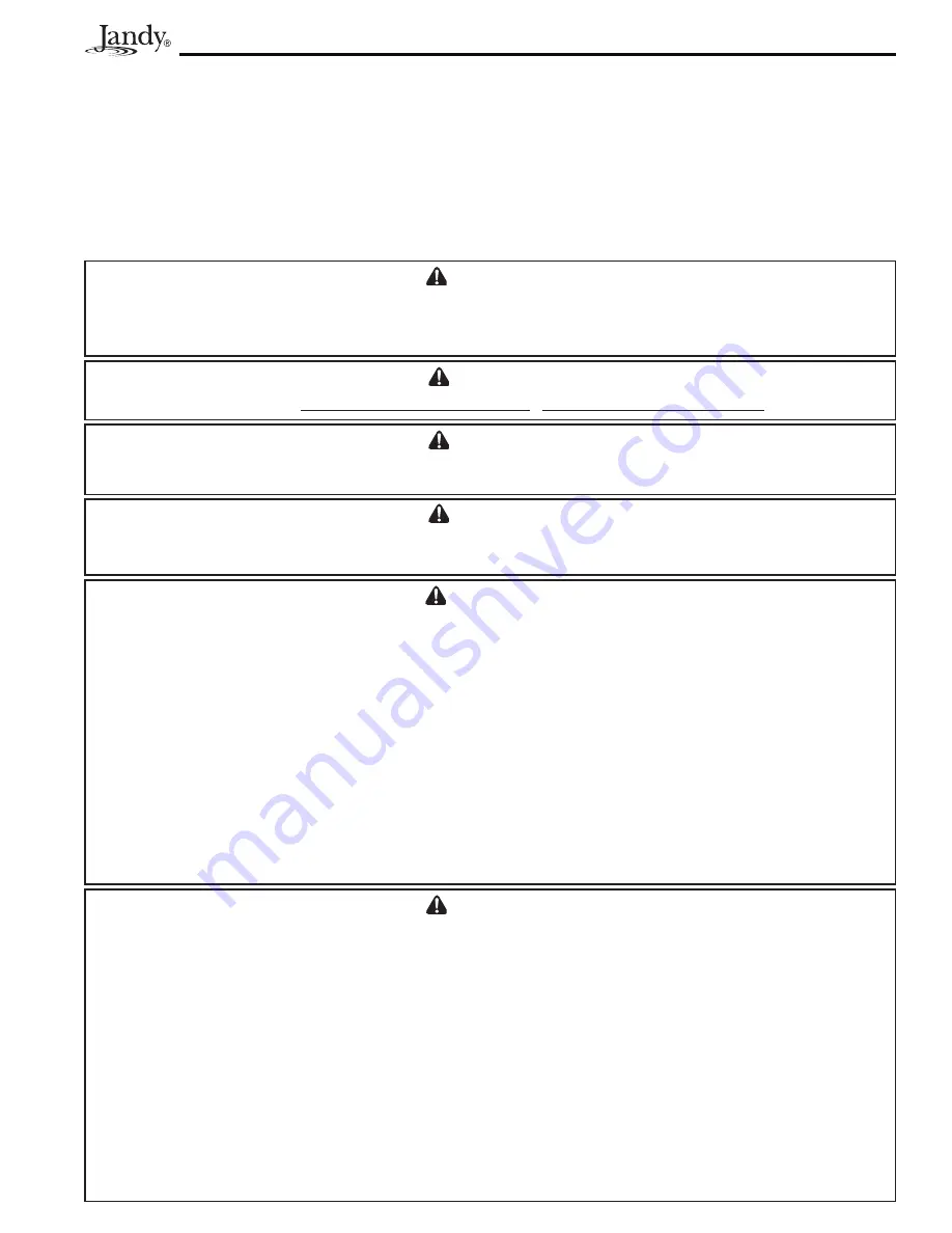 Jandy AquaPure Installation And Operation Manual Download Page 5