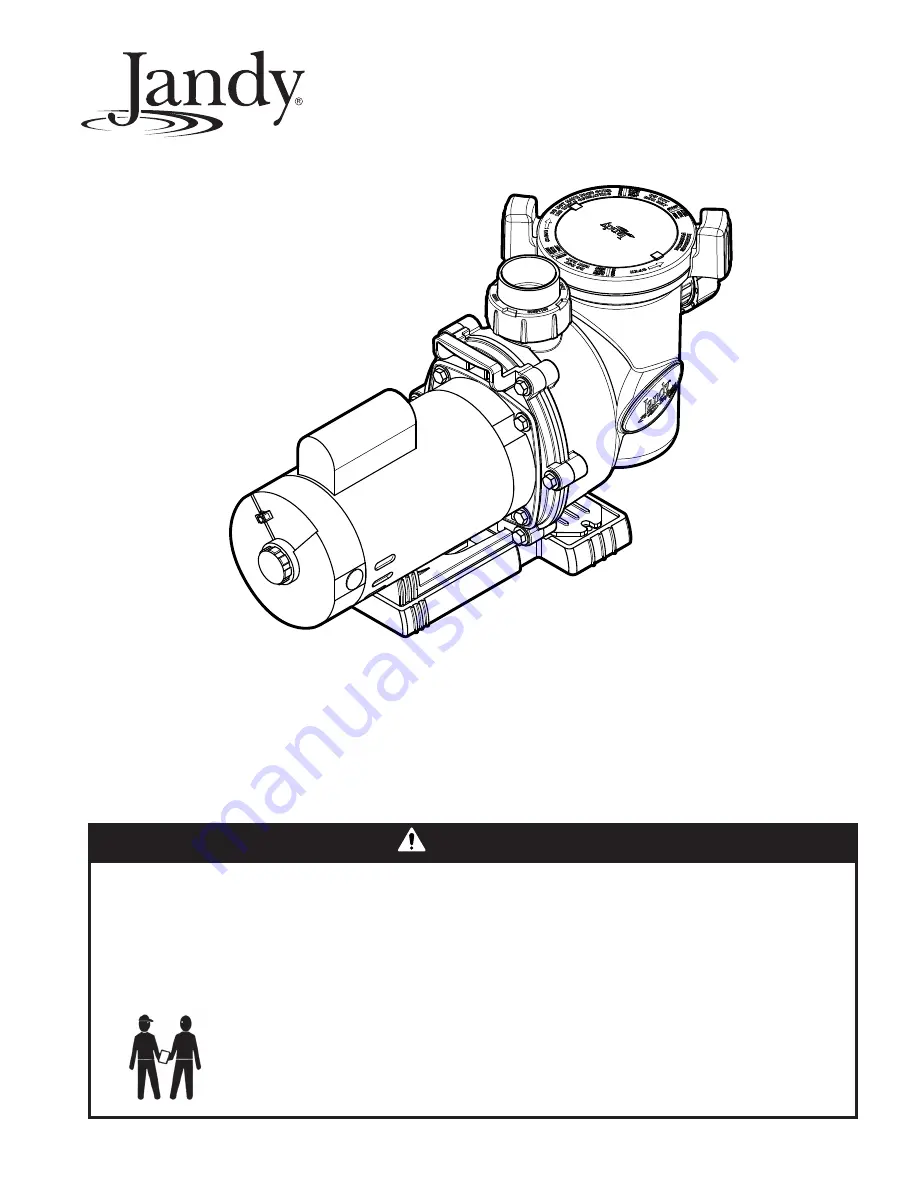 Jandy FHP Series Скачать руководство пользователя страница 1