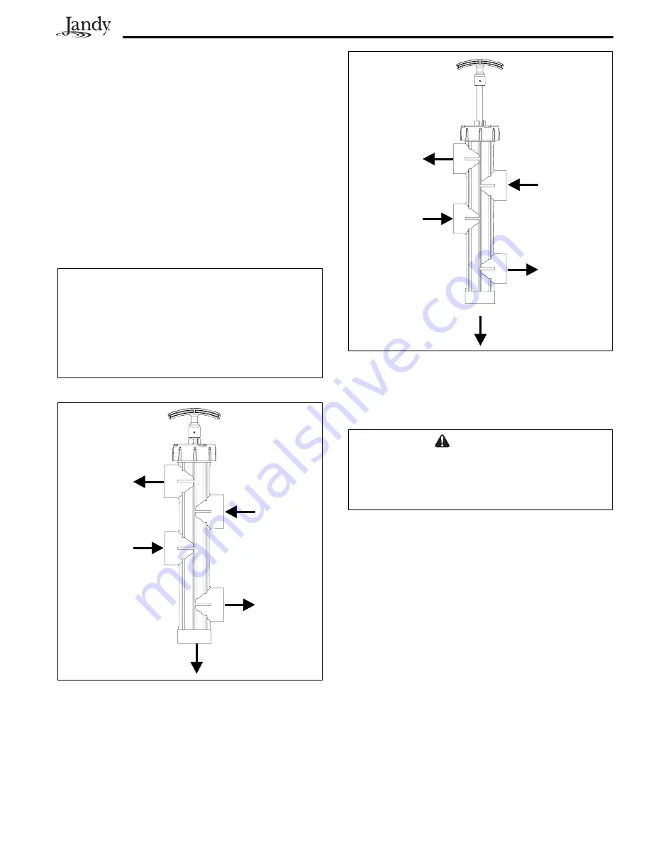 Jandy Slide Backwash Valve Скачать руководство пользователя страница 5