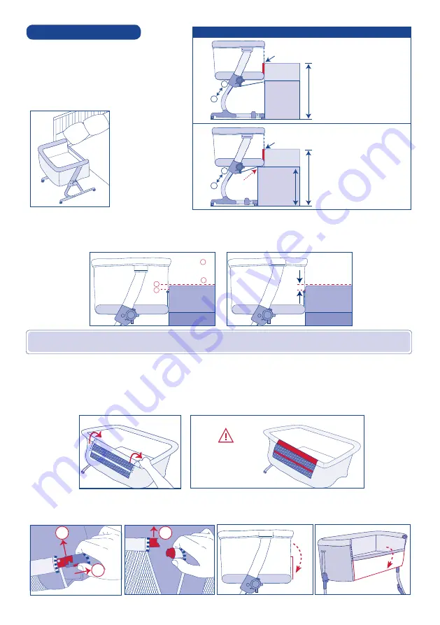 JANE BABYSIDE Use And Assembly Instructions Download Page 24