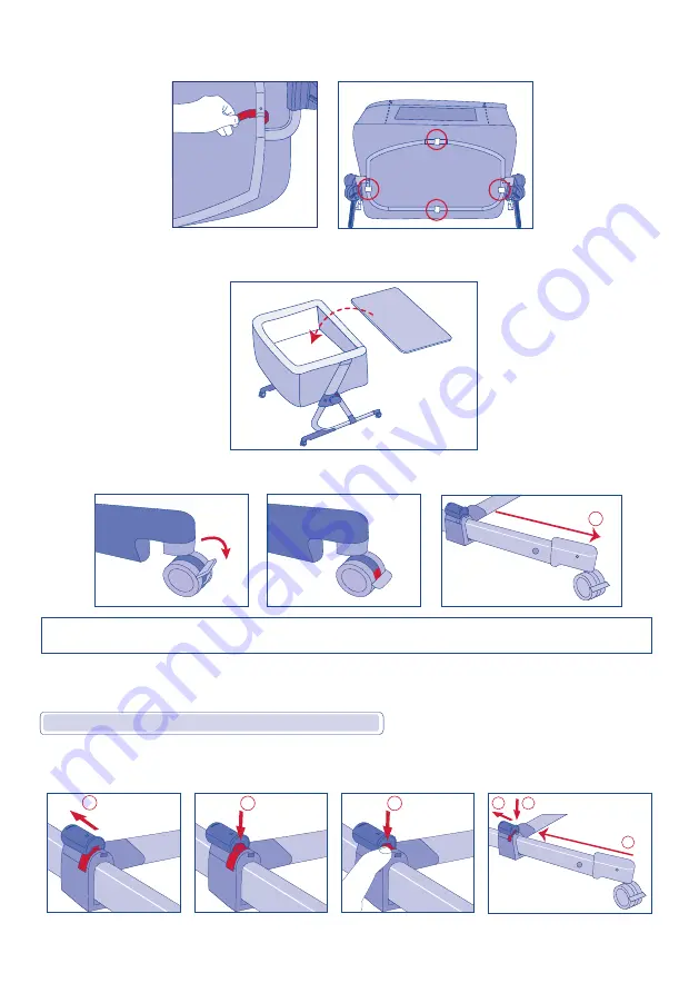 JANE BABYSIDE Use And Assembly Instructions Download Page 62