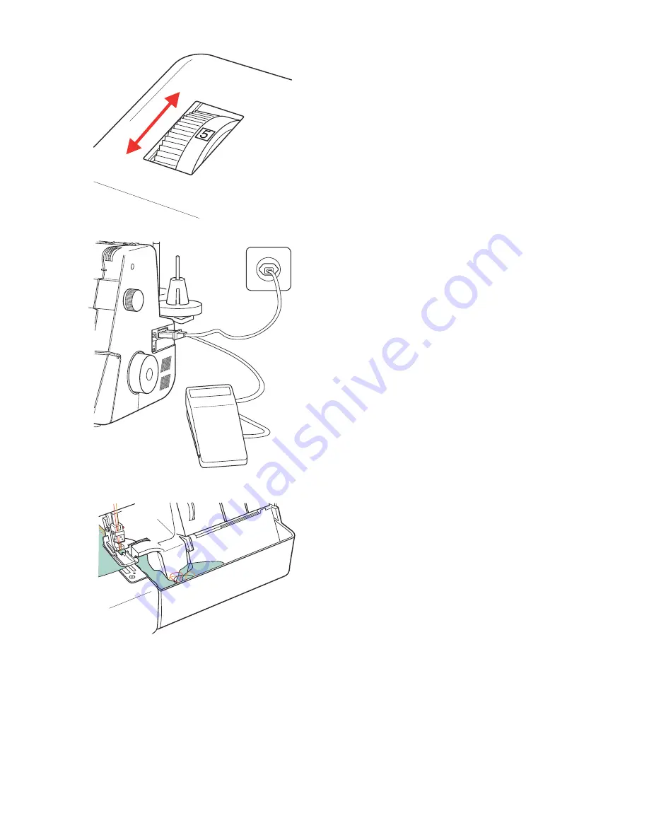 Janome 1100D Instruction Book Download Page 47