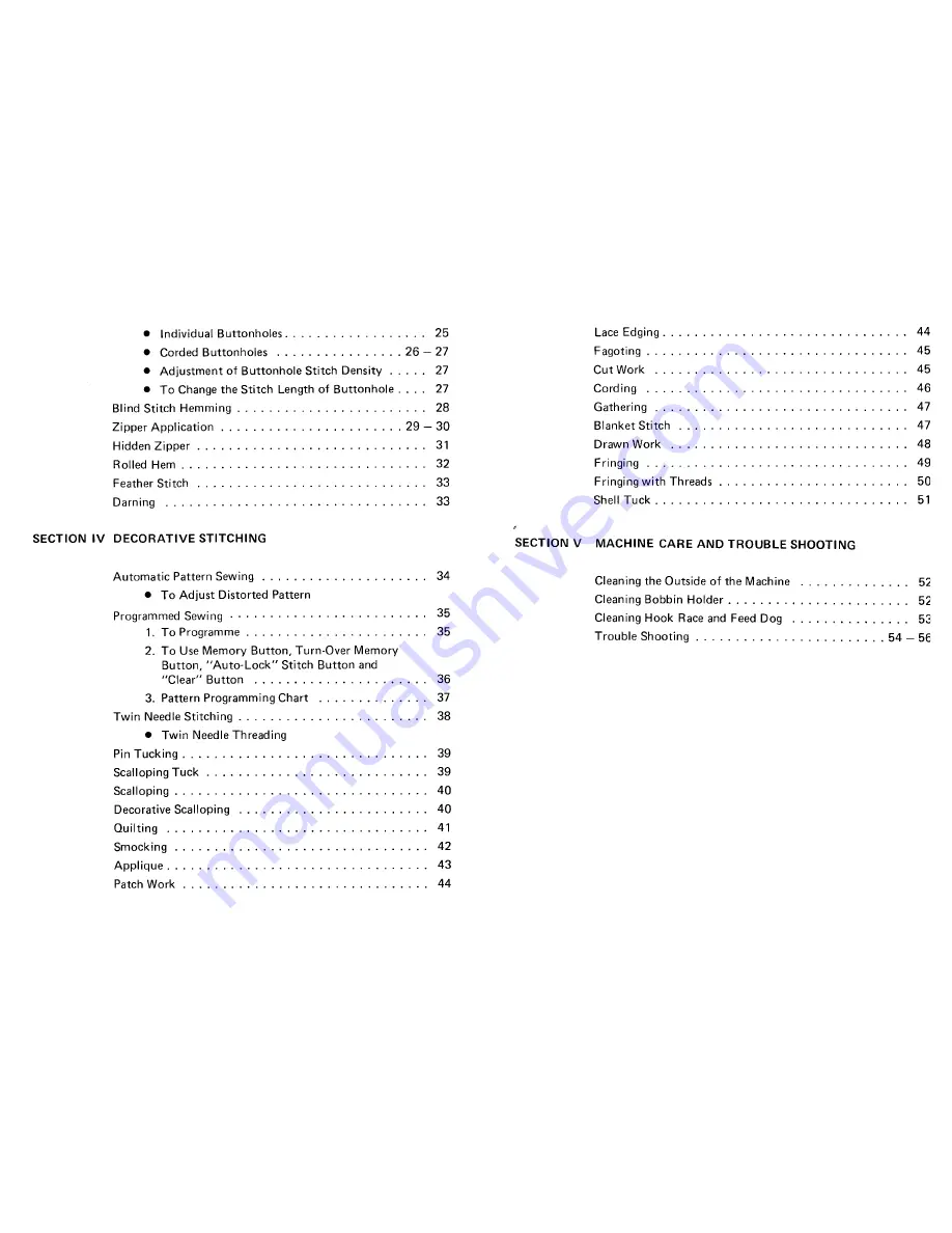 Janome 5001 Memory Instruction Book Download Page 5