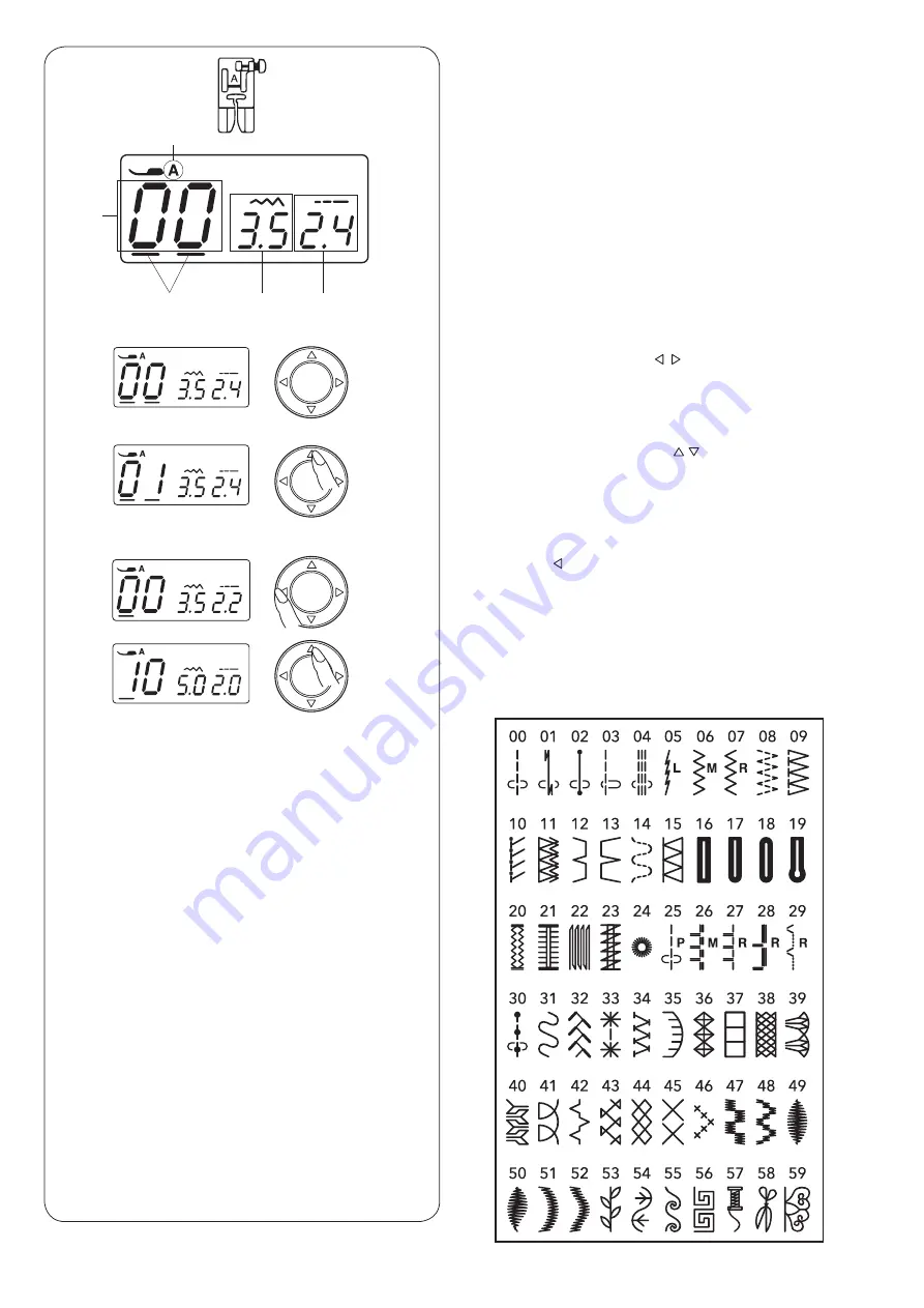 Janome 5060QDC Скачать руководство пользователя страница 22