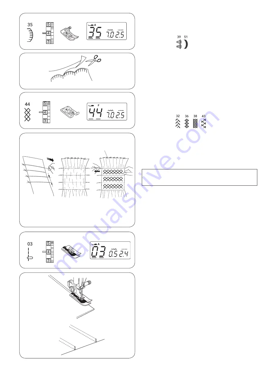 Janome 5060QDC Instruction Book Download Page 47