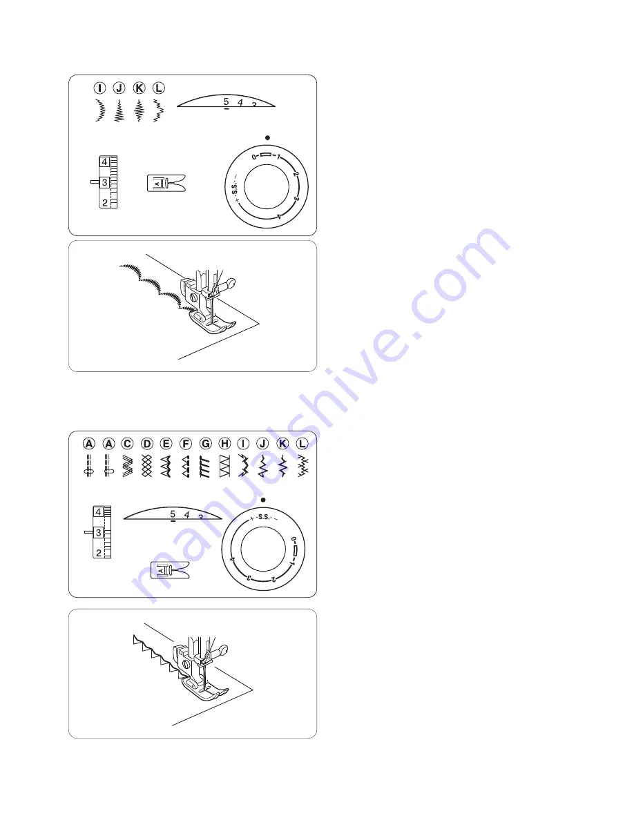 Janome 525S - Скачать руководство пользователя страница 36