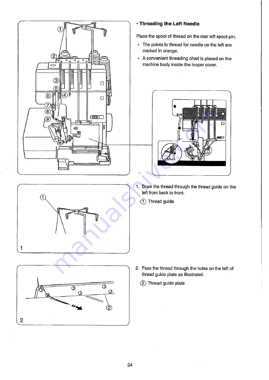 Janome 6234XL Instruction Book Download Page 24