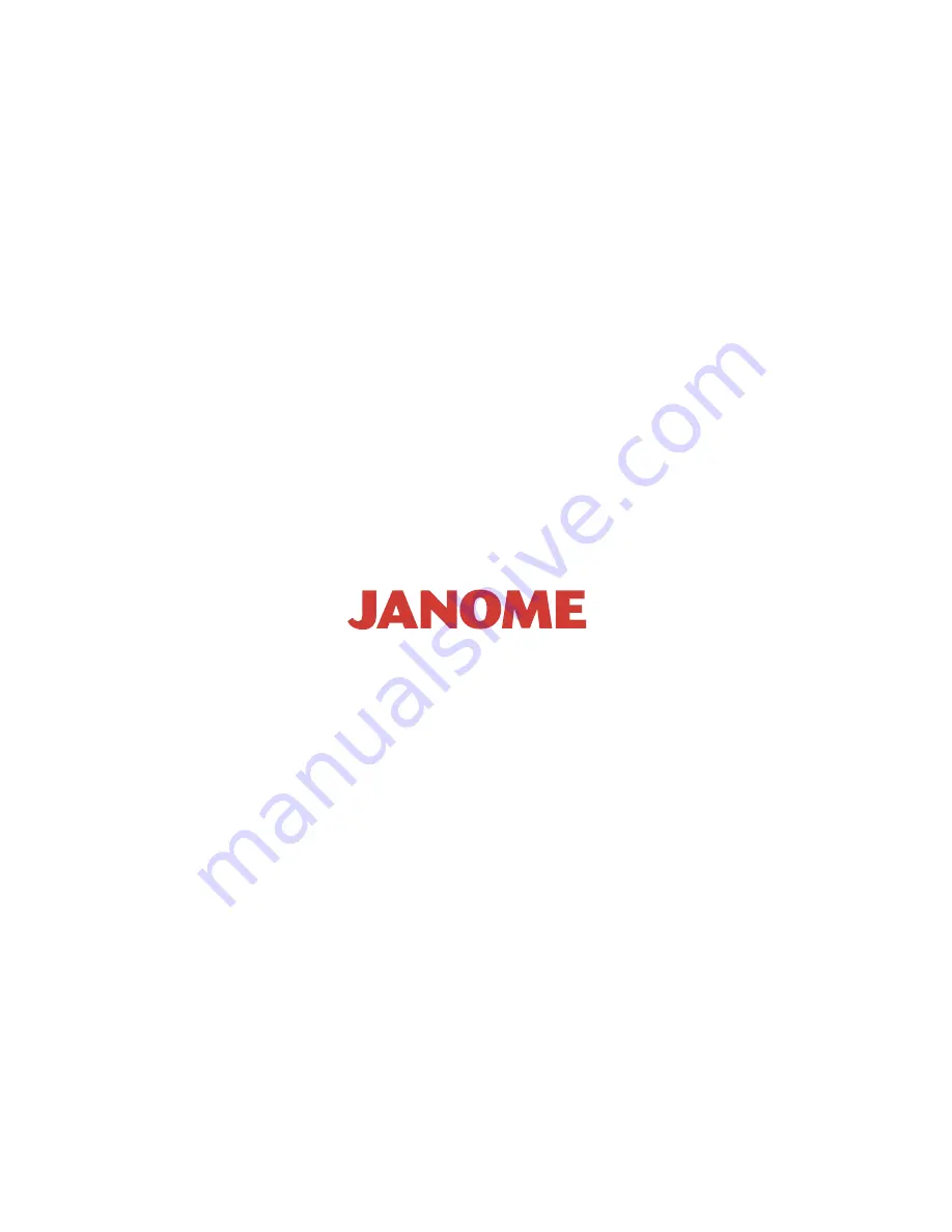 Janome 900CPX Instruction Manual Download Page 4