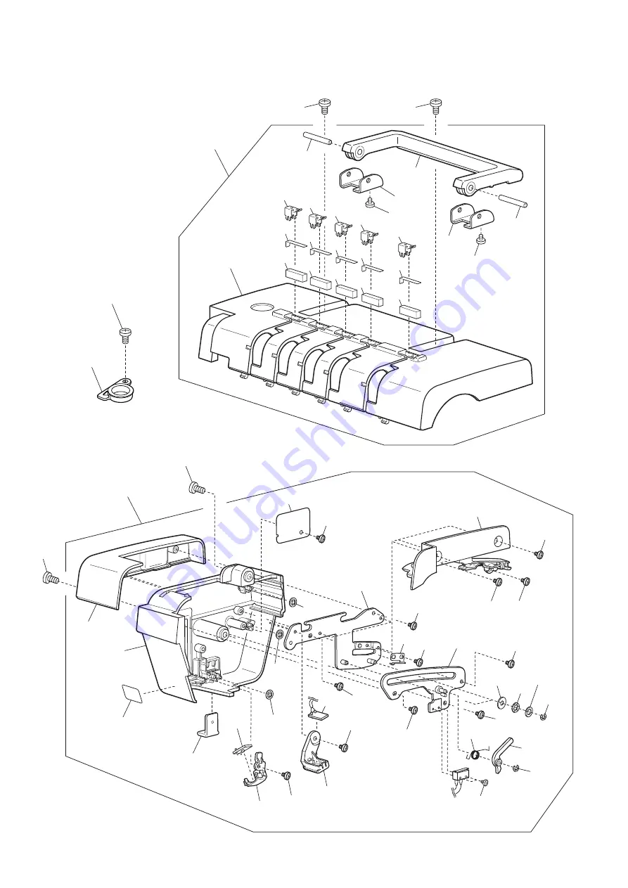 Janome CoverPro 3000 PROFESSIONAL Operation, Service Manual & Parts List Download Page 39