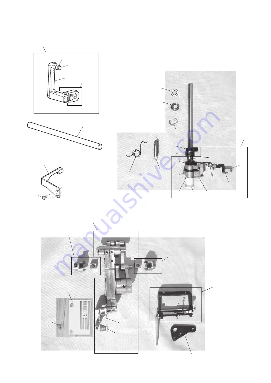 Janome CoverPro 3000 PROFESSIONAL Operation, Service Manual & Parts List Download Page 49