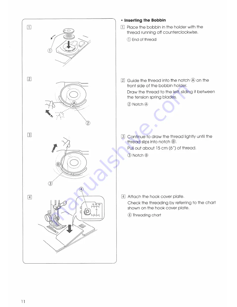 Janome Decor Excel 5018 Instruction Book Download Page 26