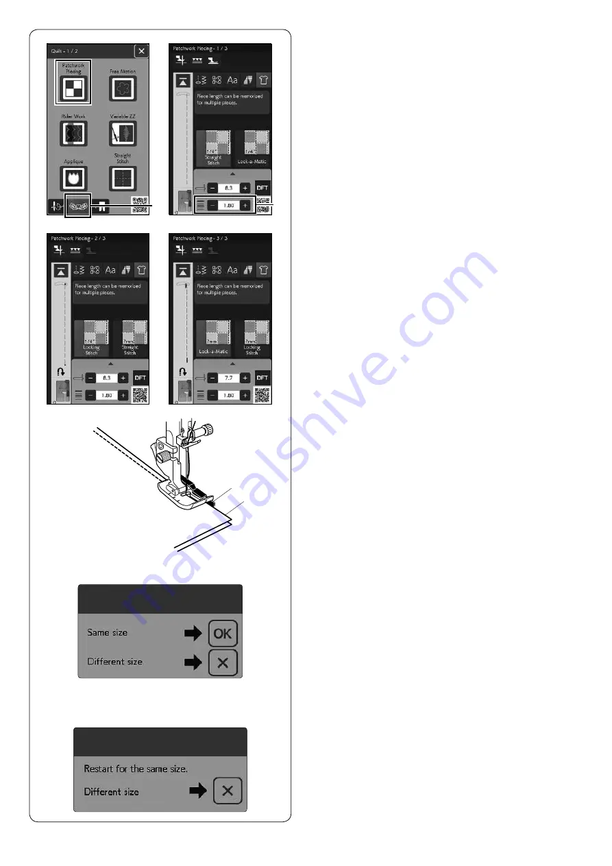 Janome HORIZON Memory Craft 9480 QC PROFESSIONAL Скачать руководство пользователя страница 128