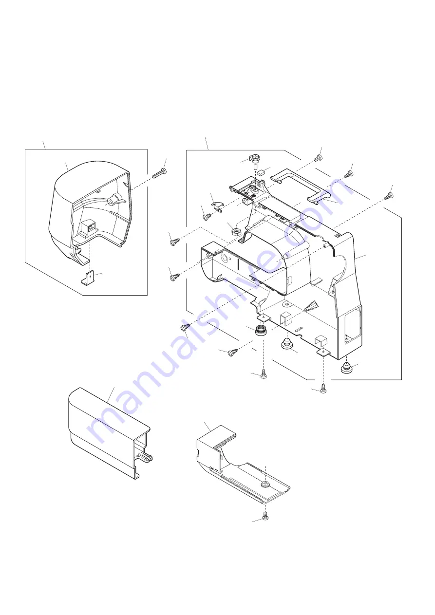 Janome JUNO E1030 Service Manual And Parts List Download Page 38