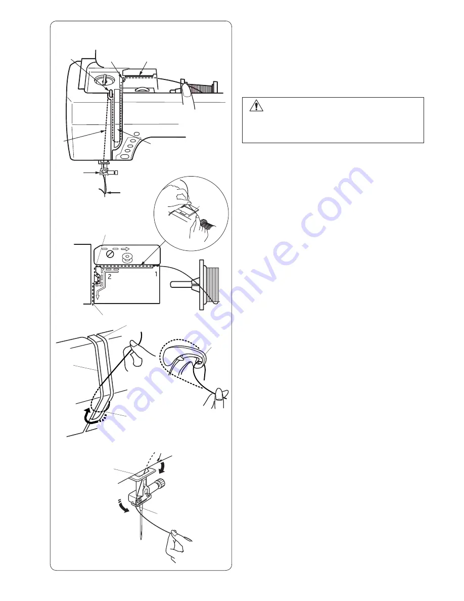 Janome MC8200QC Instruction Book Download Page 23