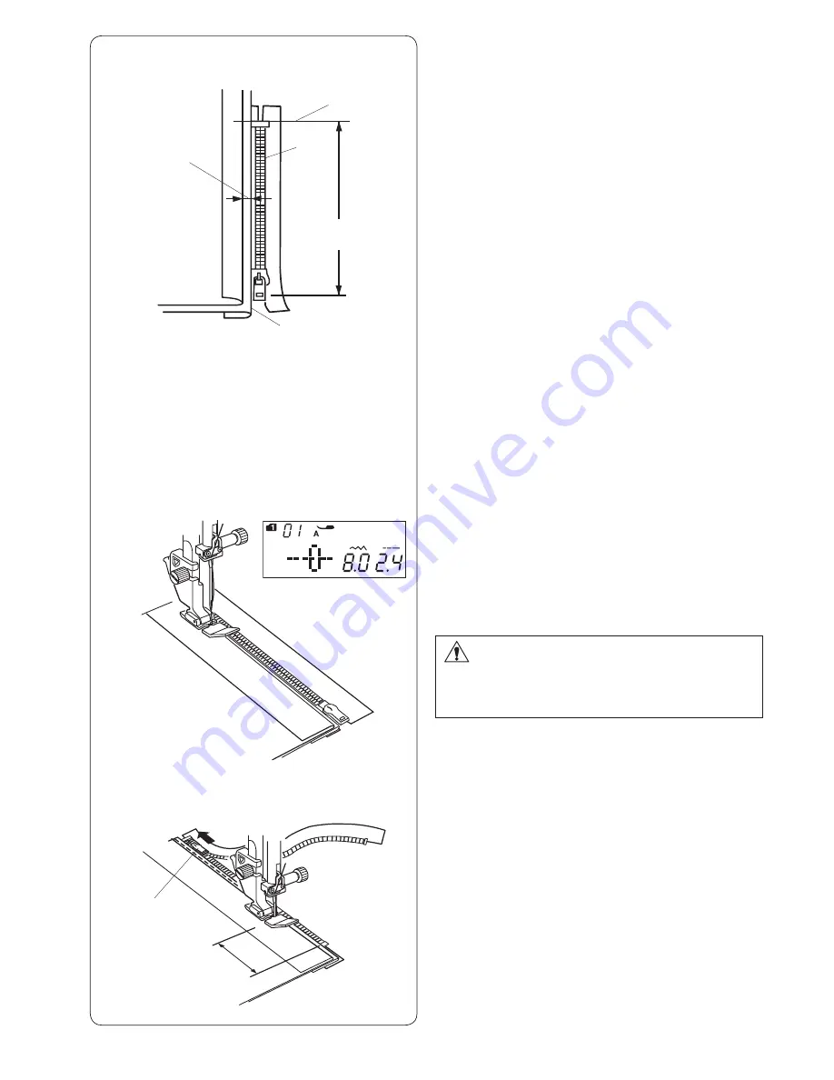 Janome MC8200QC Instruction Book Download Page 37