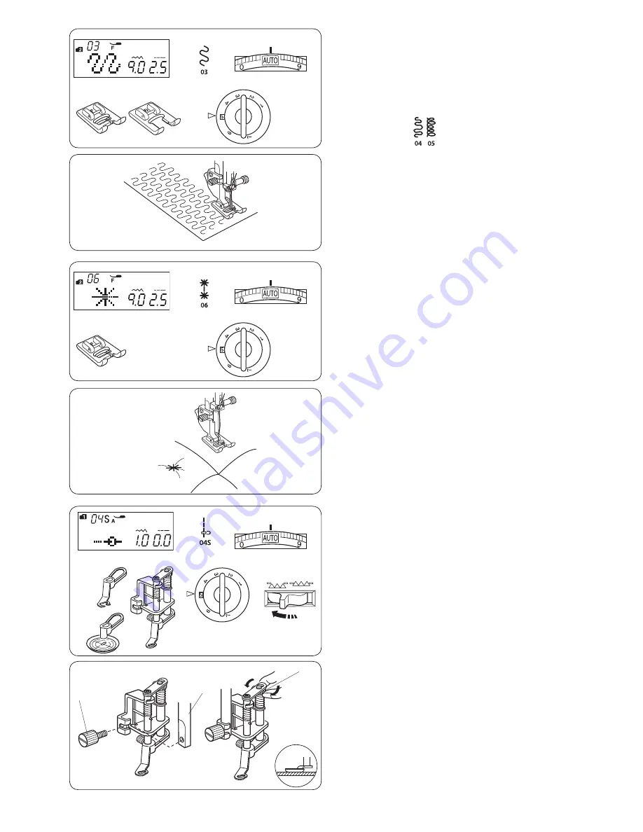 Janome MC8200QC Instruction Book Download Page 67