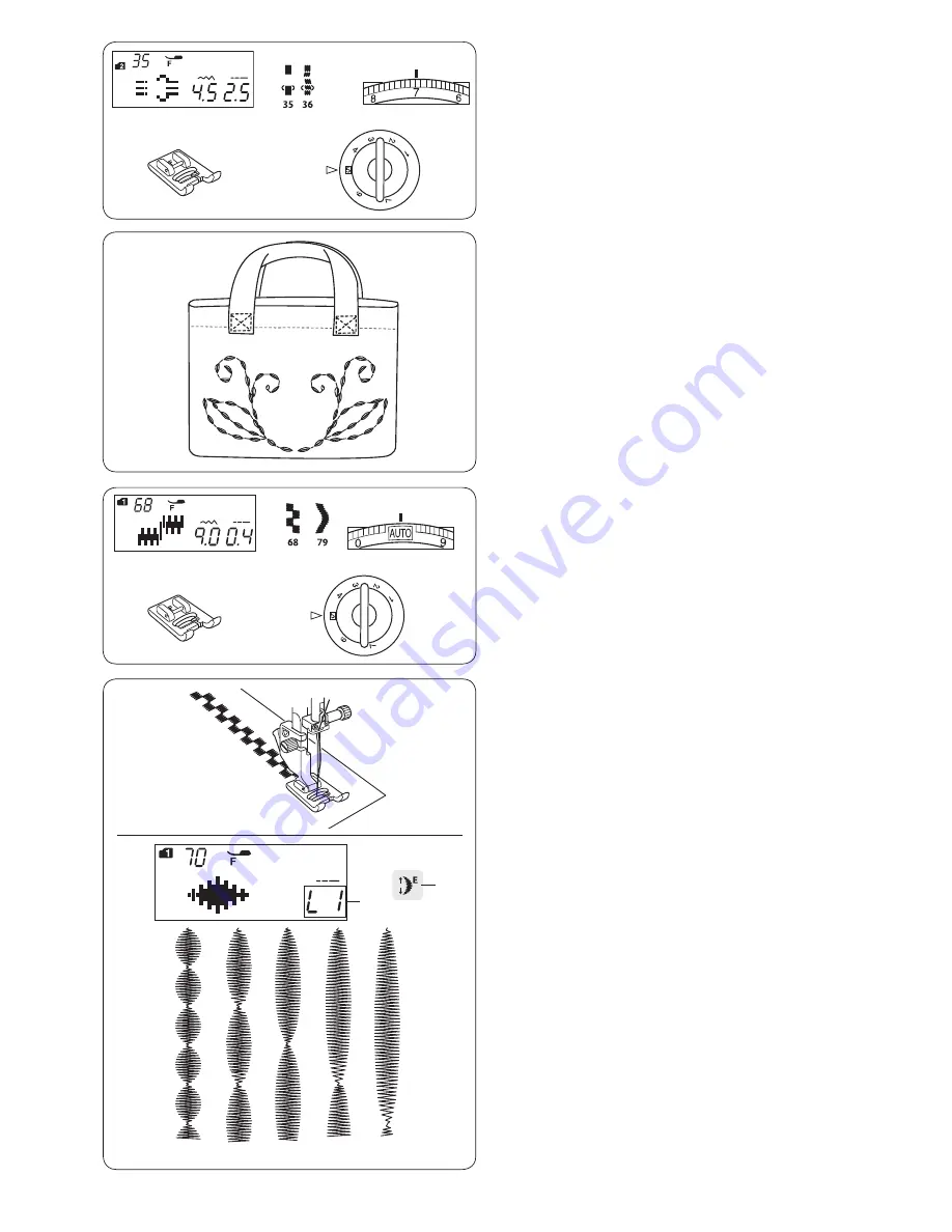 Janome MC8200QC Скачать руководство пользователя страница 69