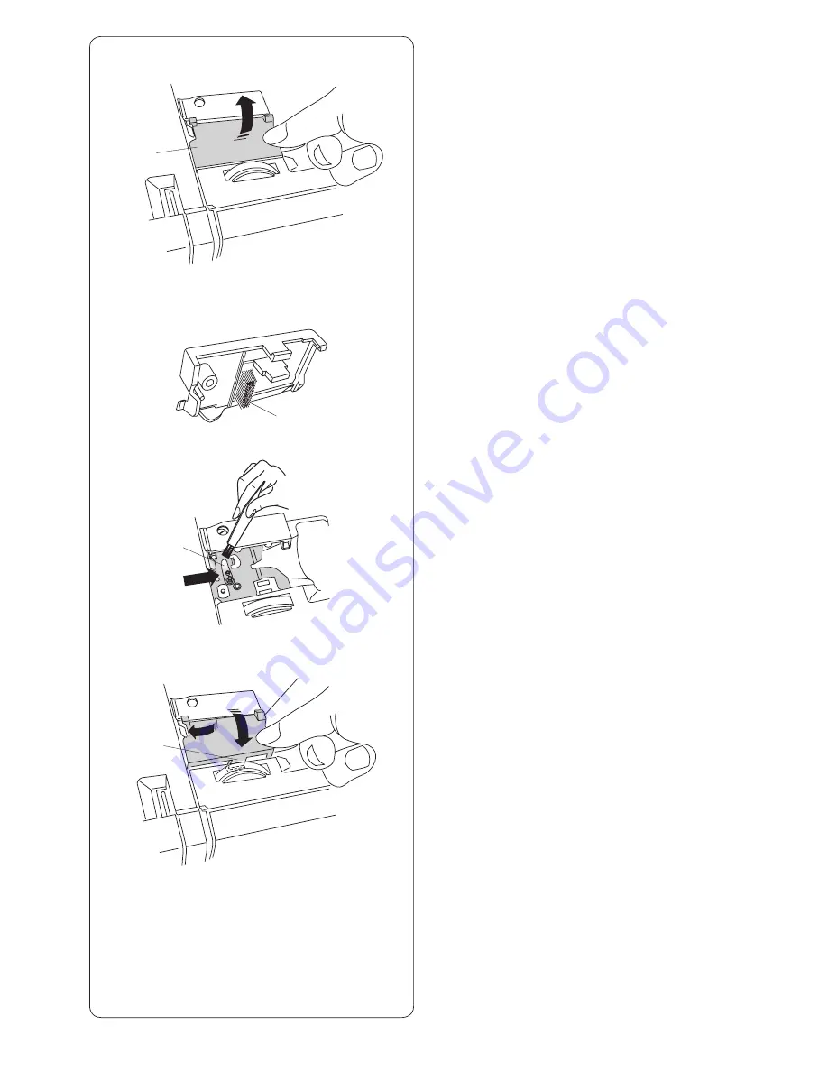 Janome MC8200QC Instruction Book Download Page 87