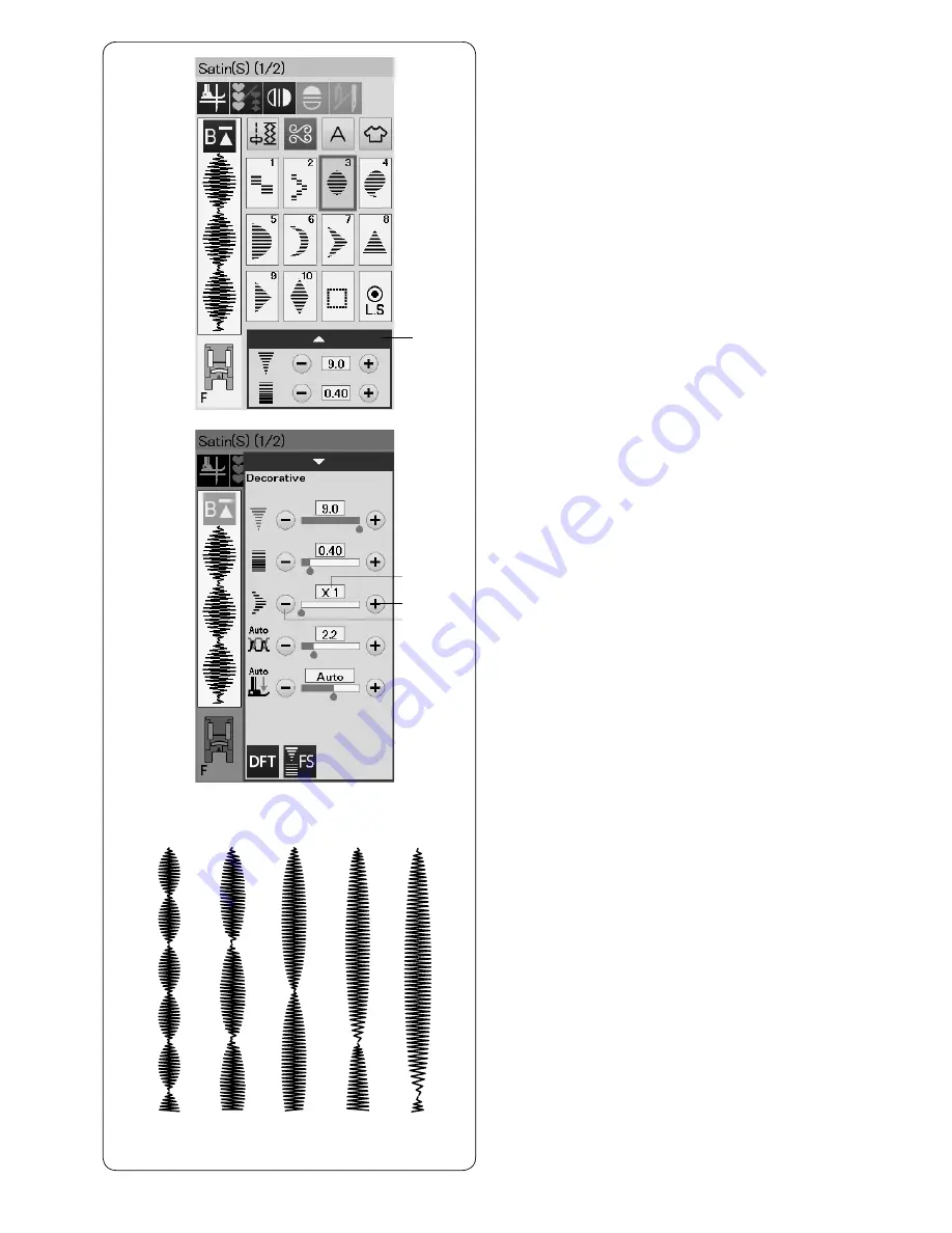 Janome mc9400p Скачать руководство пользователя страница 57