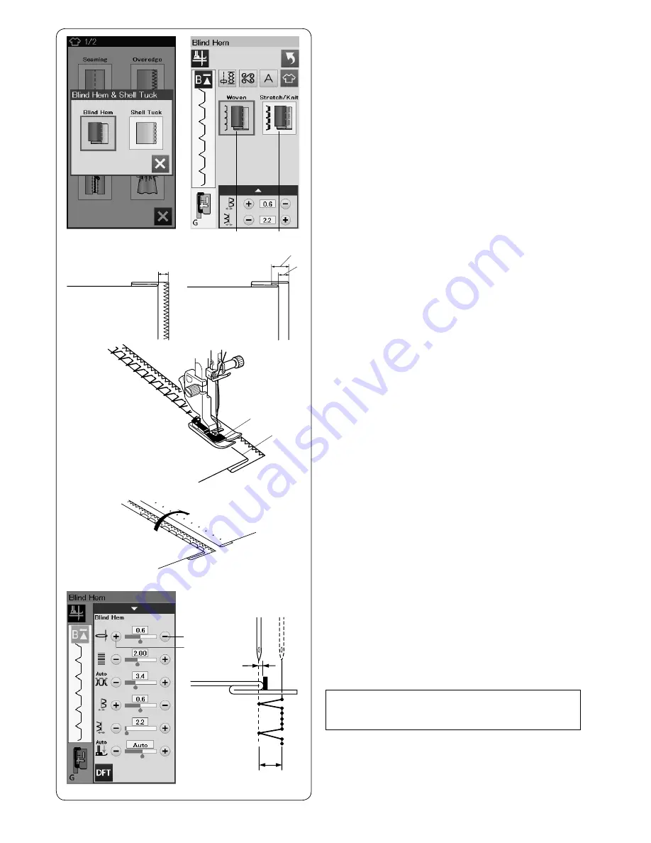 Janome mc9400p Скачать руководство пользователя страница 72