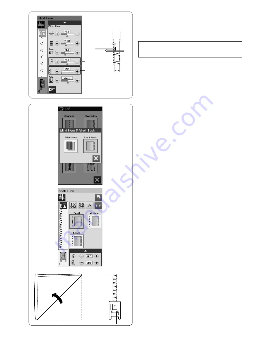 Janome mc9400p Instruction Book Download Page 73