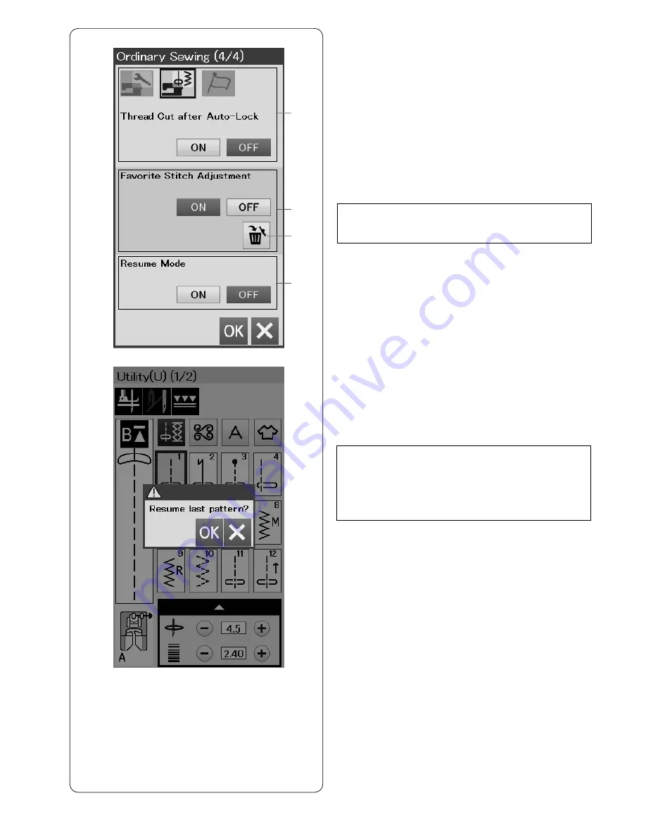 Janome mc9400p Instruction Book Download Page 93