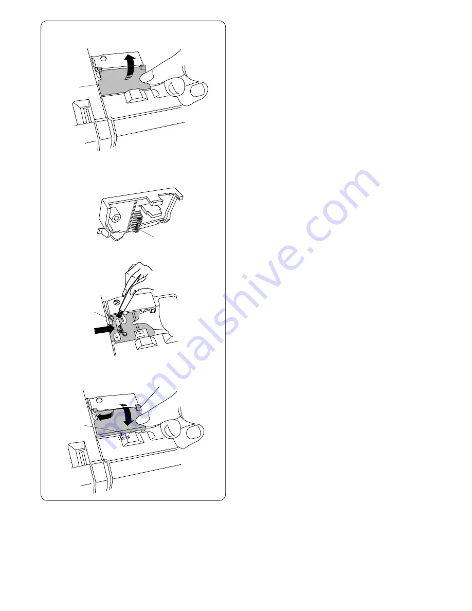 Janome mc9400p Instruction Book Download Page 96