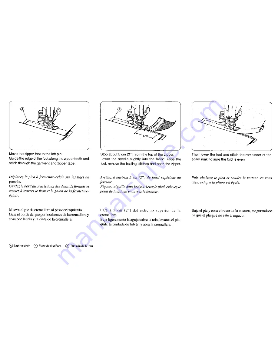 Janome ME 4018 Instruction Book Download Page 44