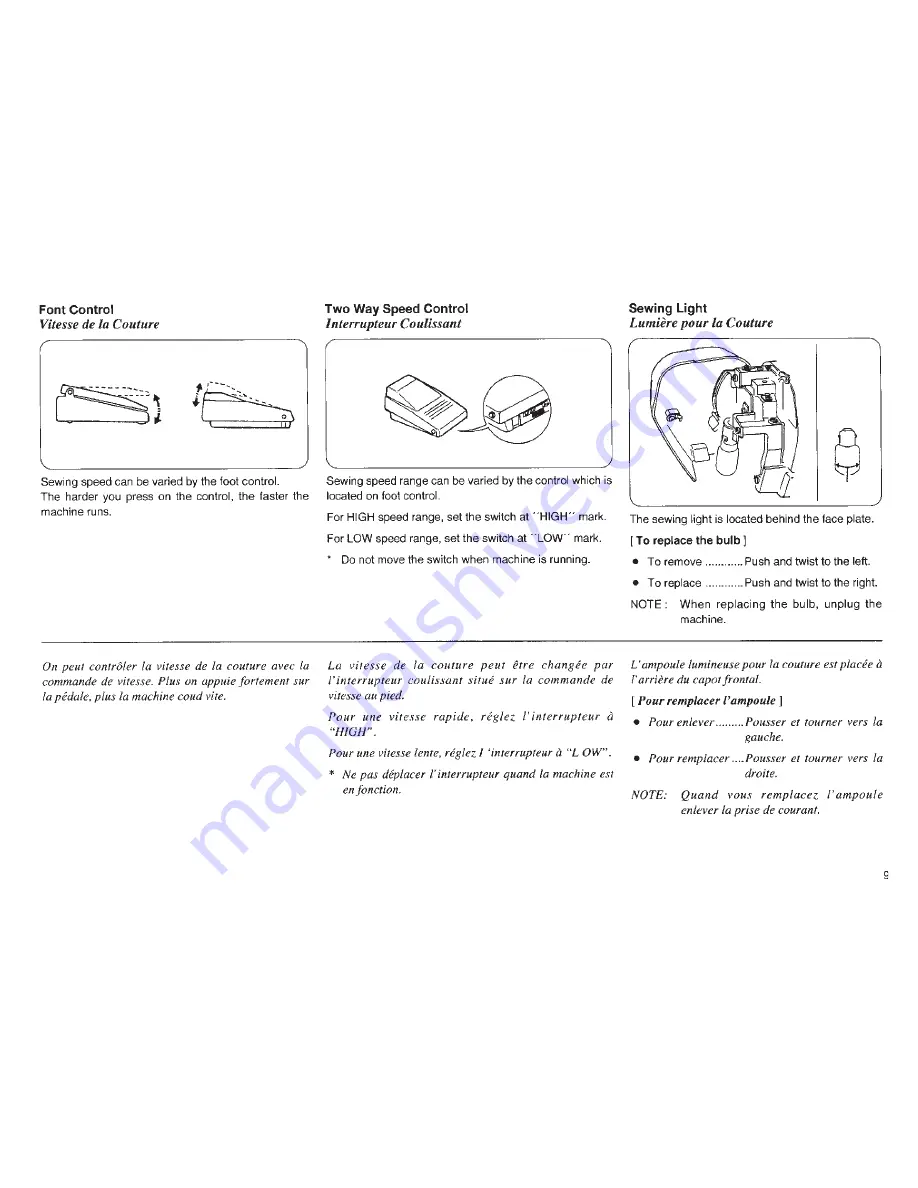 Janome ME 4023 Скачать руководство пользователя страница 11