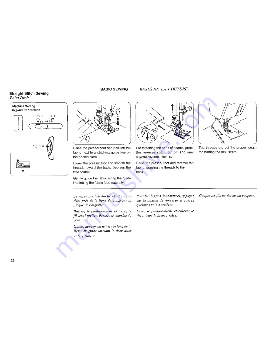 Janome ME 4023 Скачать руководство пользователя страница 24