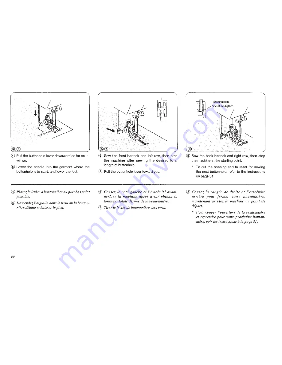 Janome ME 4023 Скачать руководство пользователя страница 34