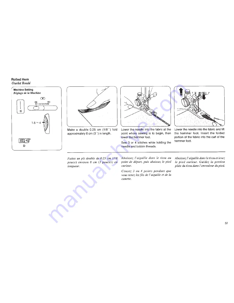 Janome ME 4023 Скачать руководство пользователя страница 39