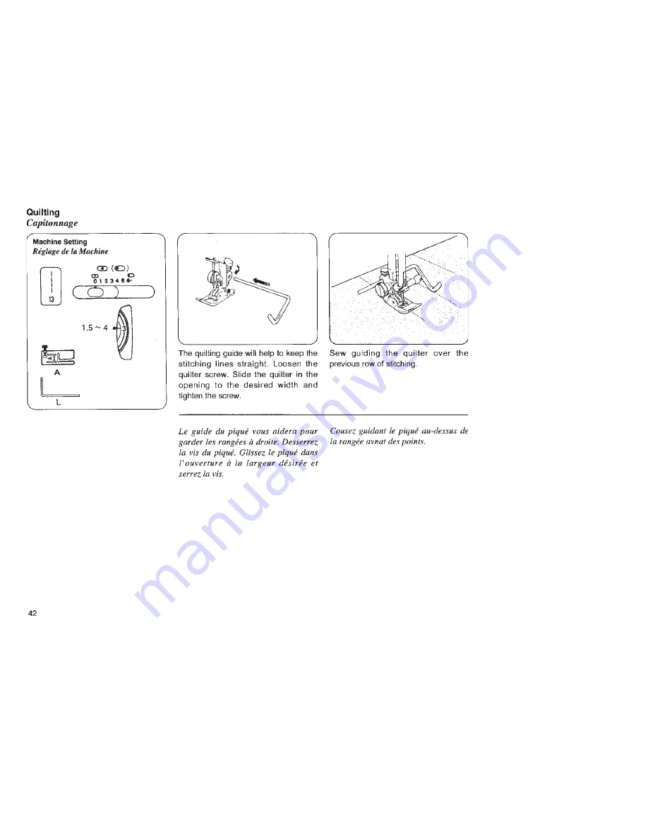 Janome ME 4023 Скачать руководство пользователя страница 44