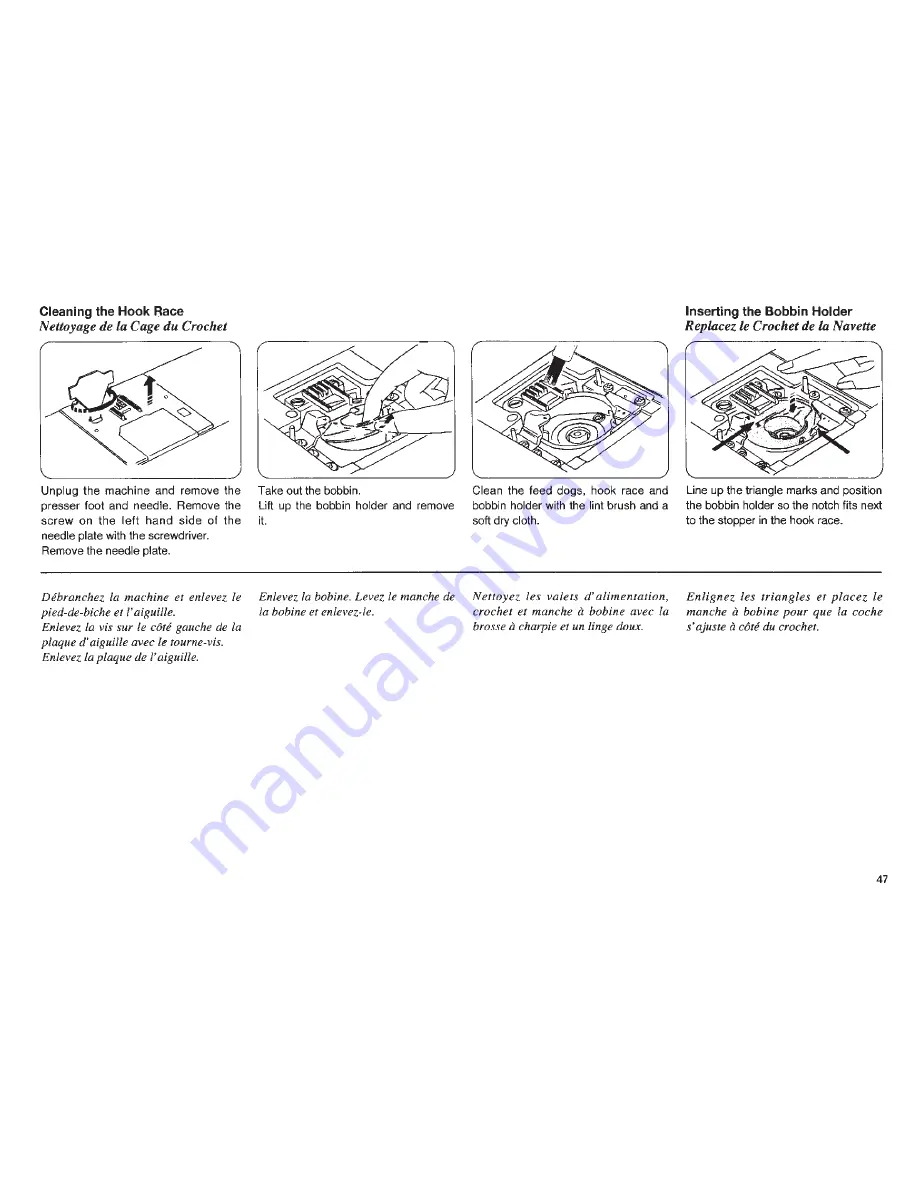 Janome ME 4023 Скачать руководство пользователя страница 49