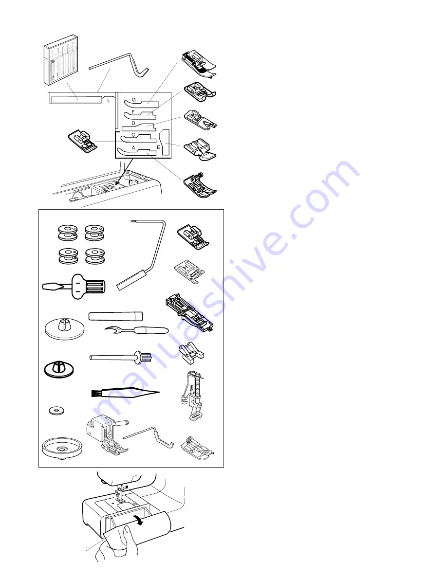 Janome MEMORY CRAFT 4900 QC Instruction Book Download Page 13