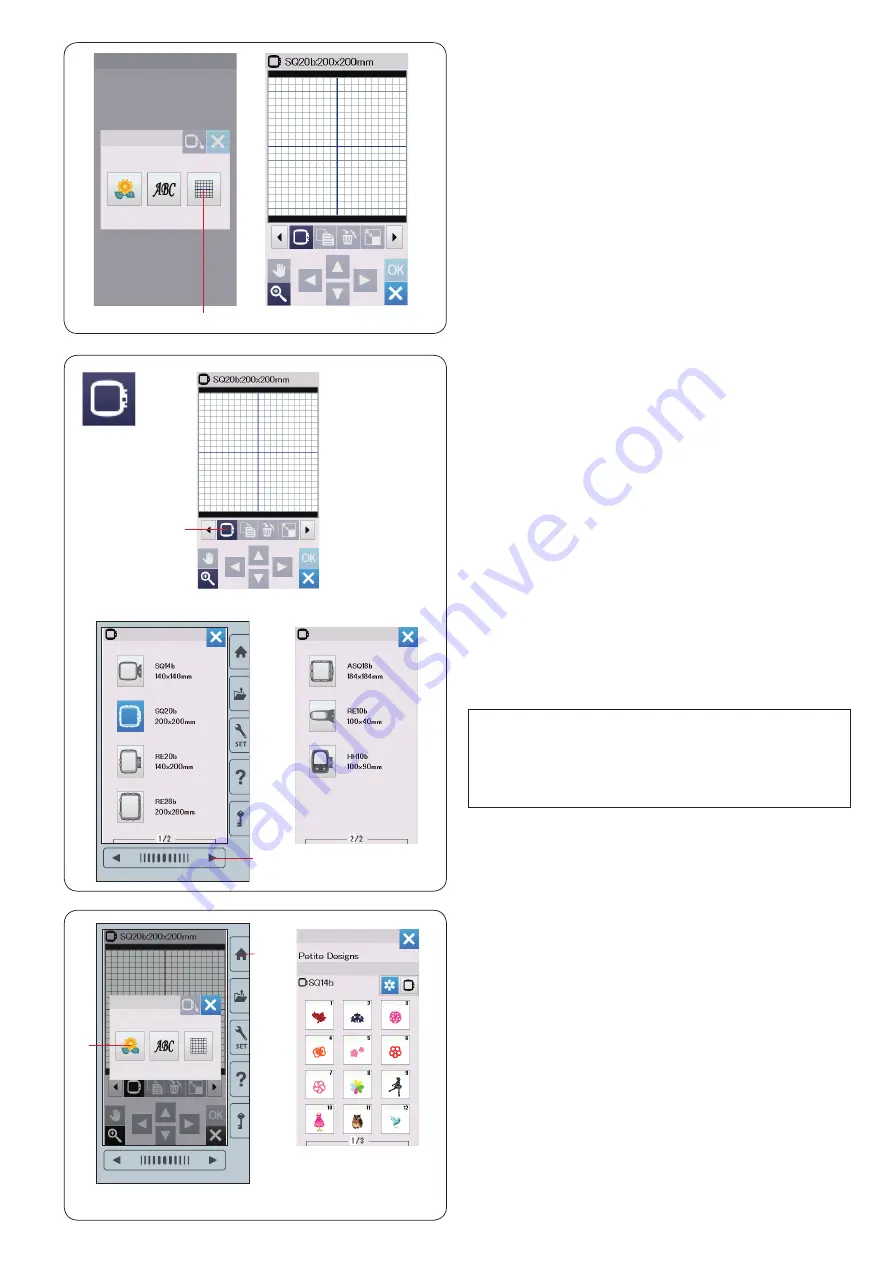 Janome Memory Craft 500E Instruction Book Download Page 35