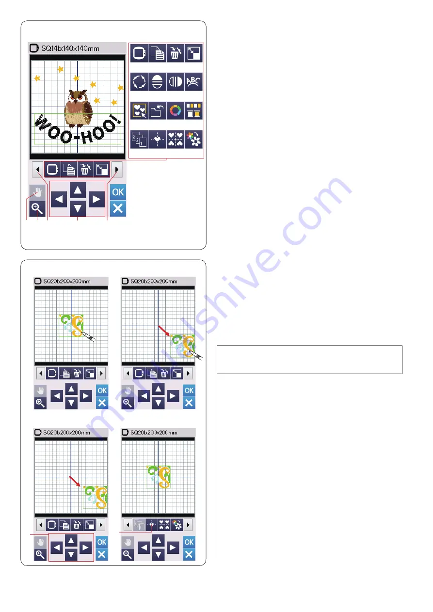 Janome Memory Craft 500E Instruction Book Download Page 36