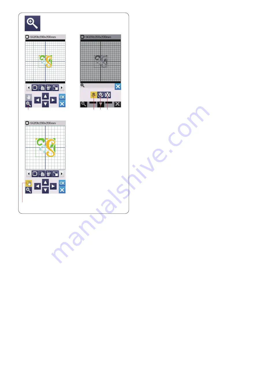 Janome Memory Craft 500E Instruction Book Download Page 45