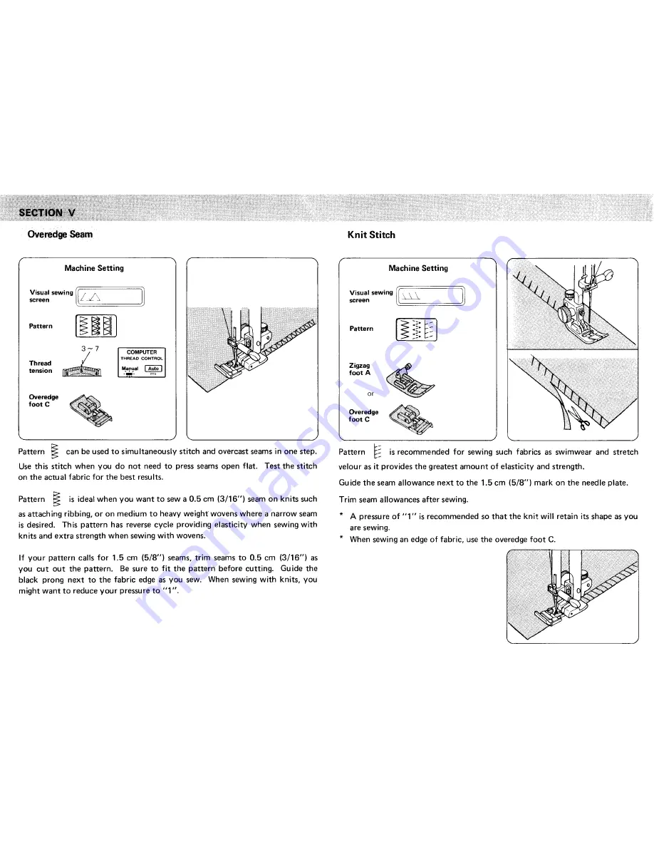 Janome Memory Craft 7000 Скачать руководство пользователя страница 37