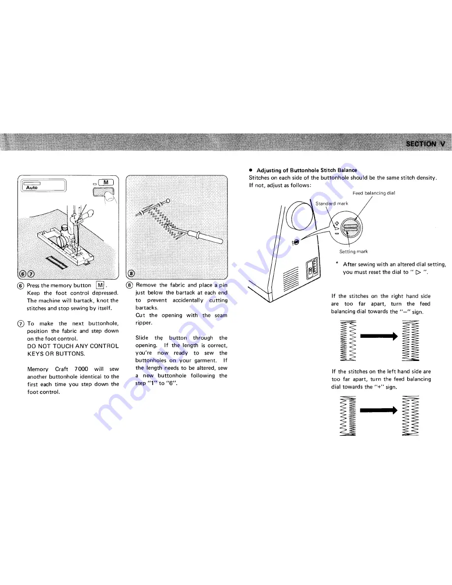 Janome Memory Craft 7000 Скачать руководство пользователя страница 50