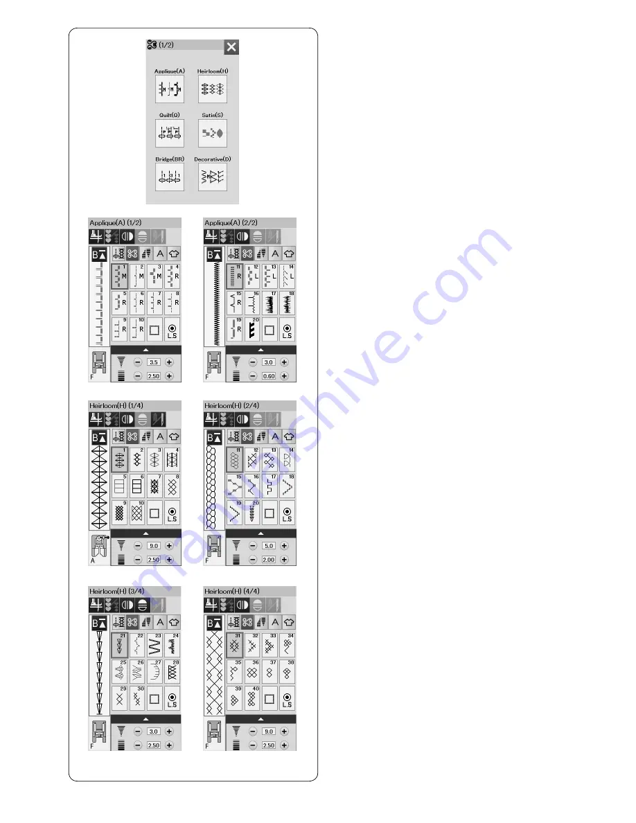 Janome Memory Craft 9450QCP Instruction Book Download Page 63