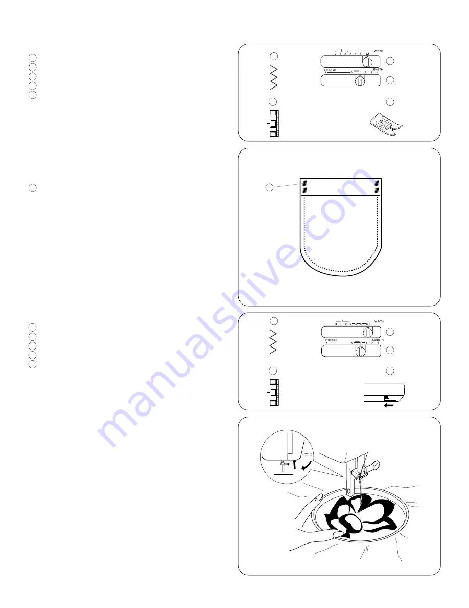 Janome MS 5027 Pink ribbon Instruction Manual Download Page 63