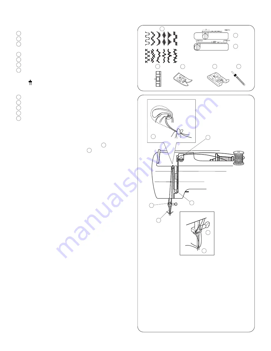 Janome MS 5027 Pink ribbon Instruction Manual Download Page 77