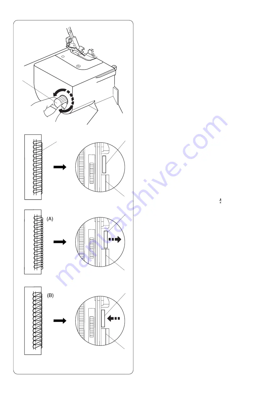 Janome My Lock 744D Instruction Book Download Page 28